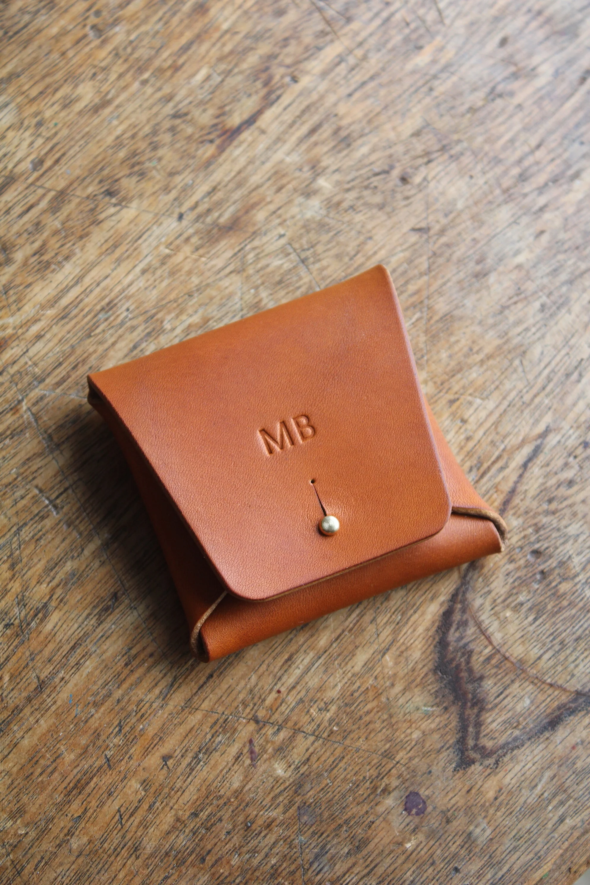 Vintage Genuine Leather Canadian Deer Skin Coin Purse